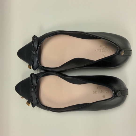 Kate Spade Pointed Flats Black size 7 - Picture 2 of 7